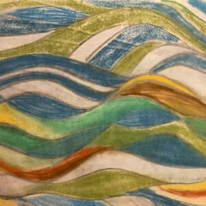 Water, Pastels on Paper